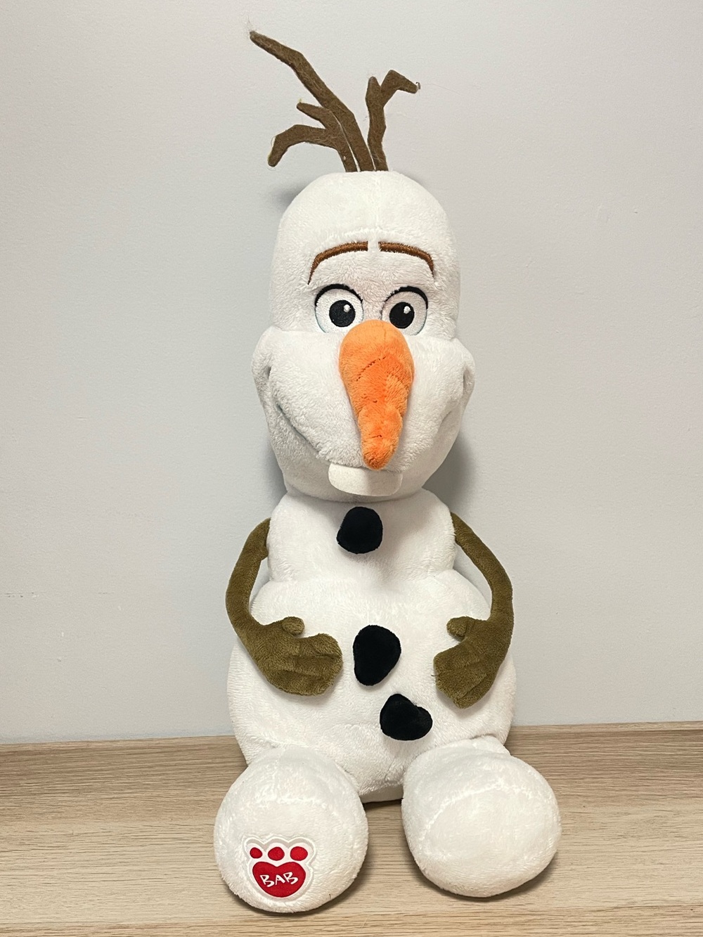 Disney Frozen Olaf Plush Snowman 18” Stuffed Animal Build-A-Bear Workshop